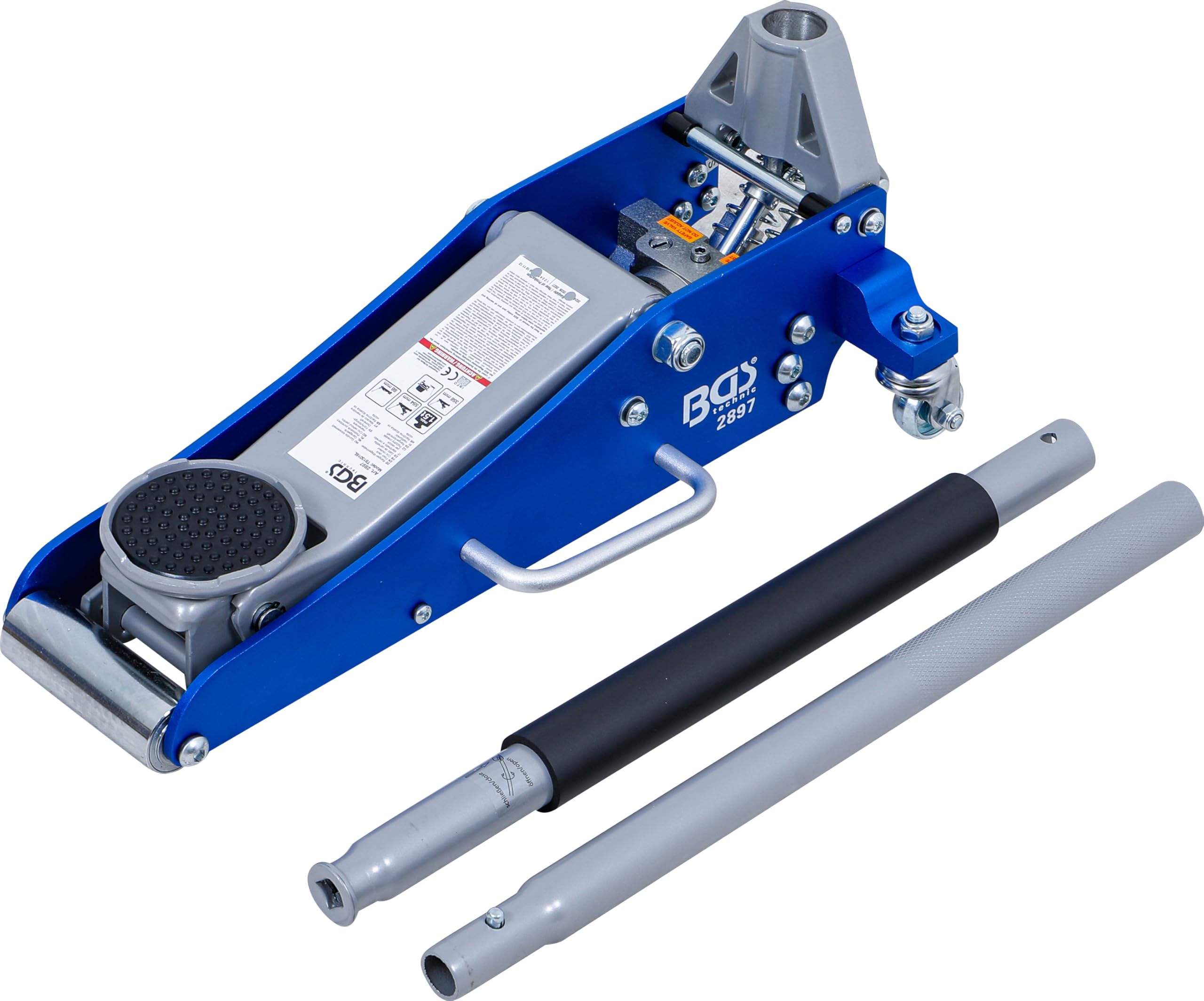 BGS 2897 | Floor Jack | hydraulic | Aluminium-Steel Construction